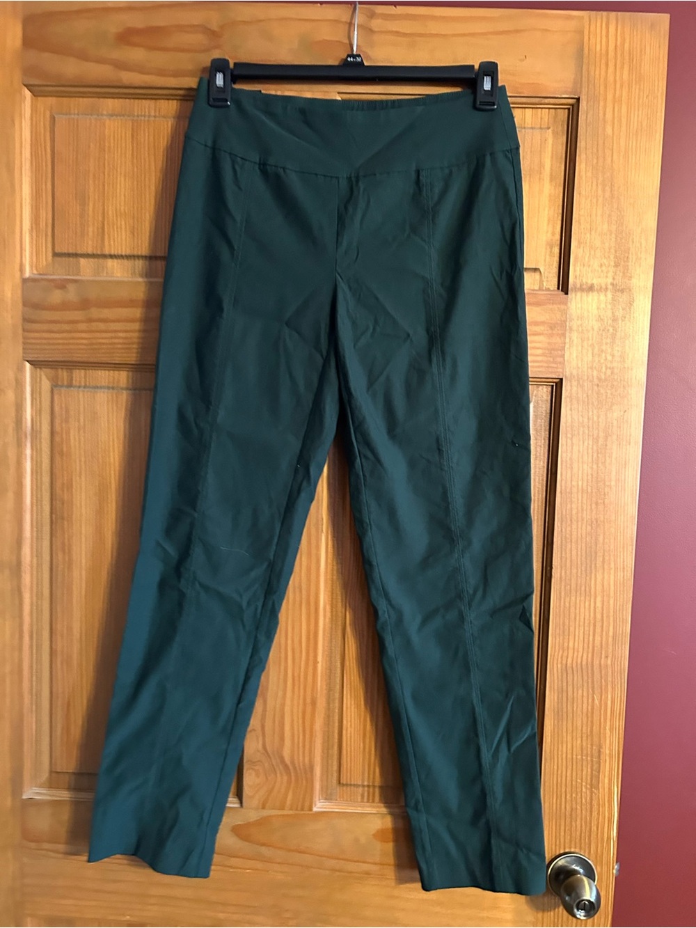 new directions Dark Green Straight-Leg Pants